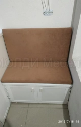 тумба-кресло на балкон коричневое